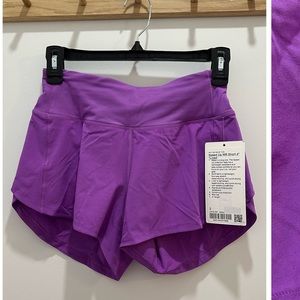 Brand new Lululemon Speed Up MR Running Short 4”